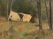 Tom roberts The Artists  Camp Sweden oil painting artist